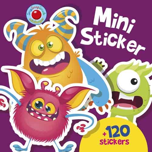 Snip snap snude stickers bog 120 stk. monster
